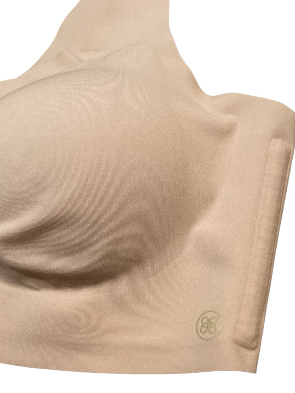 Honeylove LiftWear V Neck Bra Style LWBR0101 Nude Color Medium Wireless Pullover - Picture 4 of 8